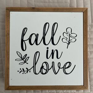 Rustic Fall in Love Wall Decor